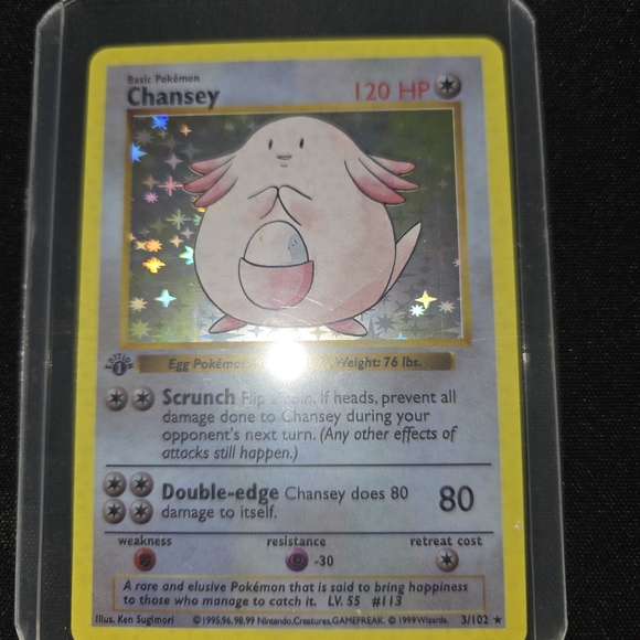 🎀Price Is Firm!🎀 Pokemon Chansey Proxy Holographic - Picture 2 of 3